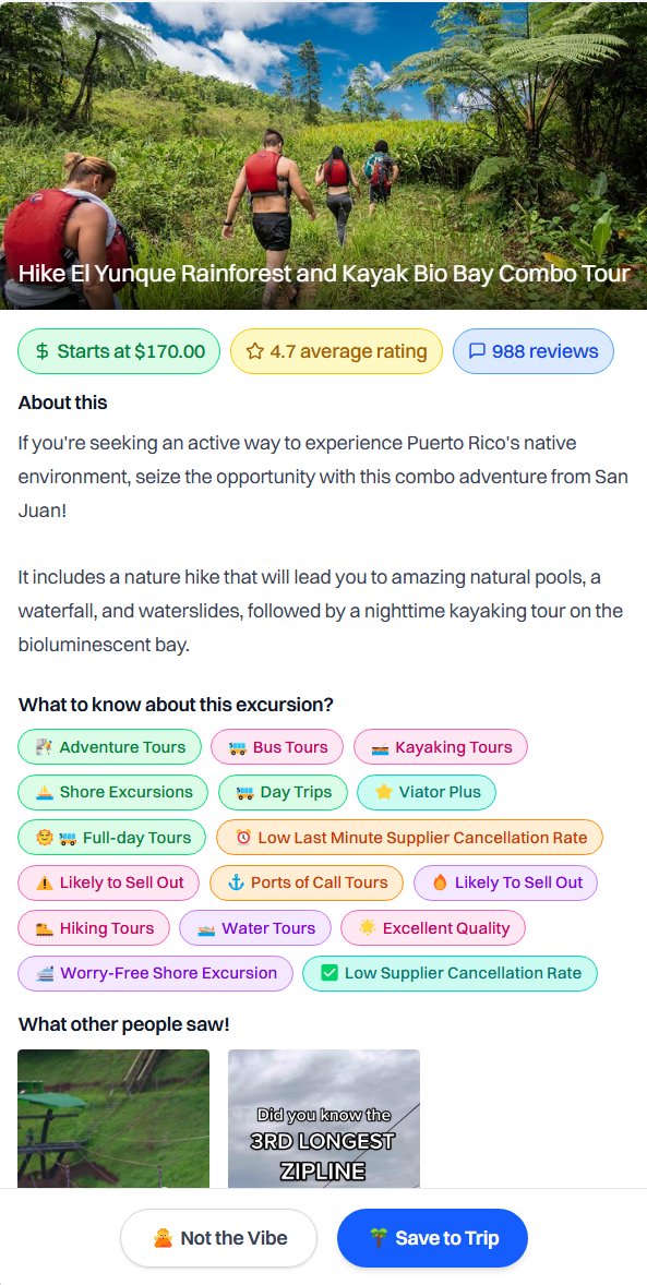 Screenshot of Pick the Vibe